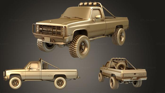 Vehicles (Offroad pickup, CARS_2851) 3D models for cnc